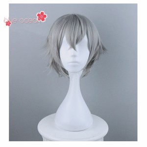 あんさんぶるスターズ 大神晃牙 おおがみ こうが 風 コスプレウィッグ かつら  cosplay wig  ハロウィン 専用ネット付