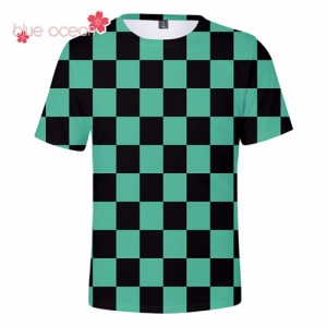 鬼滅の刃 竈門炭治郎かまど たんじろう　大人用 子供用  半袖Tシャツ　 cosplay ハロウィン仮装