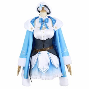 hololive バーチャルアイドル 雪花ラミィ 風 コスプレ衣装 コスチューム 変装 仮装 ハロウィン イベント cosplay