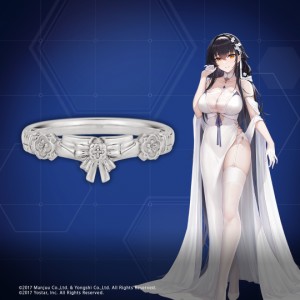 アズールレーン リング 指輪 モチーフリング（吾妻） シルバー アクセサリー メンズ 男性 アクリルスタンド付き おしゃれ 人気 ブランド 