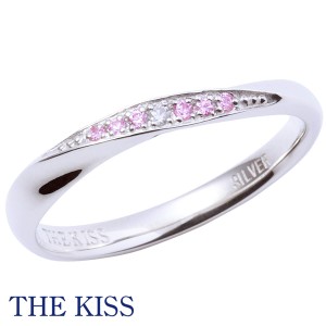 THE KISS ザ・キッス リング 指輪 レディース単品 シルバー ペアリング シンプル ダイヤモンド プレゼント ザ・キッス ザキッス キッス 