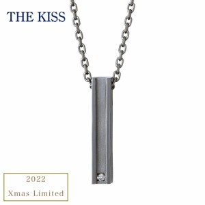 THE KISS ネックレス 2022年 クリスマス限定 メンズ単品 男性 ザキッス ザキス ペアアクセサリー ペアネックレス ペンダント ダイヤモン