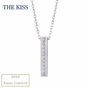 THE KISS ネックレス 2022年 クリスマス限定 レディース単品 女性 ザキッス ザキス ペアアクセサリー ペアネックレス ペンダント ダイヤ