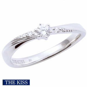 THE KISS ザキッス リング 指輪 シルバー ペアリング レディース 単品 アクセサリー ジュエリー シンプル おしゃれ かわいい プレゼント 