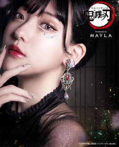 MAYLA マイラ 鬼滅の刃 グッズ ピアス イヤリング 鬼滅の刃 アイコニック イヤオブジェ コンプリートセット 宇髄天元 レディース 女性 正