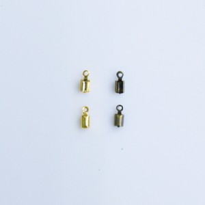 エンド金具 3mm EP-1 20個 アクセサリー パーツ 材料 手芸 素材