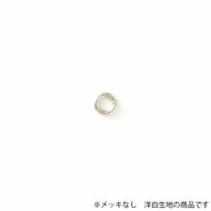 丸カン 洋白製 1.0×5 生地 50g パーツ  メッキなし アクセサリー 素材