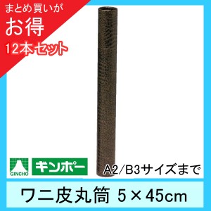 【公式直営店】［徳用12本］ギンポー ワニ皮丸筒 直径5cm×長さ45cm（A2/B3サイズまで）