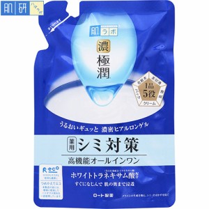 肌ラボ 極潤 美白パーフェクトゲル つめかえ/詰め替え 80g ＊医薬部外品 ロート製薬 肌研 ハダラボ コスメ スキンケア 基礎化粧品 BBクリ