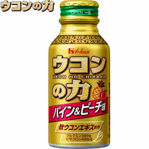 ウコンの力 パイン&ピーチ味 100mL×6本 ＊ハウスウェルネスフーズ ウコンの力 サプリメント ウコン うこん