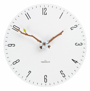 掛け時計 フローラルリーフ 壁掛け時計 （Floral Leaf Clock） 無音 プレゼント 壁掛け時計 おしゃれ 掛時計 北欧 時計 インテリア
