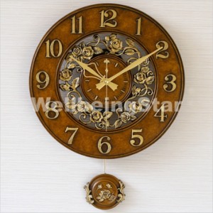 掛け時計 ベイリーローズ 壁掛け時計 おしゃれ 電波時計 掛時計 北欧 時計 インテリア