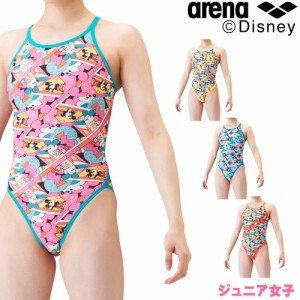 アリーナ ARENA 競泳水着 ジュニア女子 練習用 スーパーフライバック ディズニー “ミッキー”タフスーツ タフスキンD 競泳練習水着