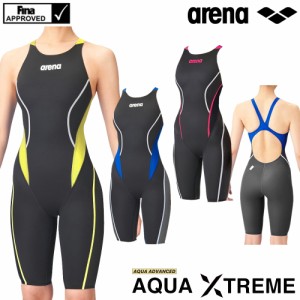 アリーナ ARENA 競泳水着 レディース fina承認 ハーフスパッツ オールインワン（クロスバック） AQUA ADVANCED AQUA XTREME ARN-1024Wタ