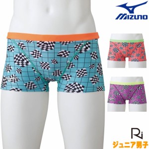 ミズノ MIZUNO 競泳水着 ジュニア男子 練習用 ショートスパッツ EXER SUITS U-Fit Ri Collection 池江璃花子 競泳練習水着 2022年秋冬モ