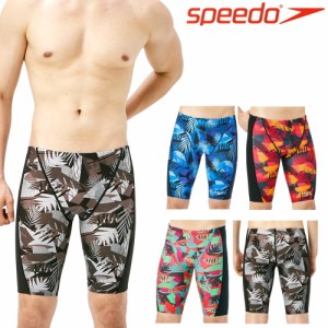 スピード SPEEDO 競泳水着 メンズ 練習用 ペーパーカットフローラルターンズジャマー ENDURANCE ECO 競泳練習水着 2022年秋冬モデル ST62