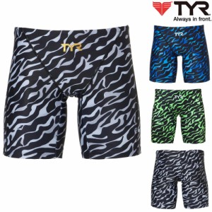 クーポン配布中 ティア TYR フィットネス水着 メンズ ロングボクサー NEW ZEBRA 水泳 撥水 JZEBU522