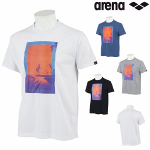 【店頭展示品】アリーナ ARENA Tシャツ(ドライ天竺) メンズ ユニセックス スポーツアパレル トレーニング フィットネス AMURJA57