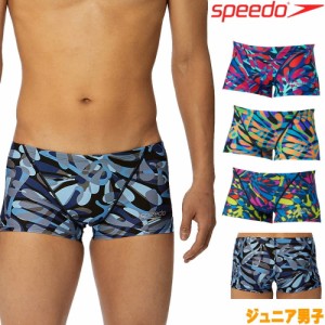 スピード SPEEDO 競泳水着 ジュニア男子 練習用 シーフラワーターンズボックス ENDURANCE ECO 競泳練習水着 2023年秋冬モデル STB52351