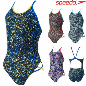 クーポン配布中 スピード SPEEDO 競泳水着 レディース 練習用 ファンピースエムクロスレッグターンズスーツ ENDURANCE ECO 競泳練習水着 