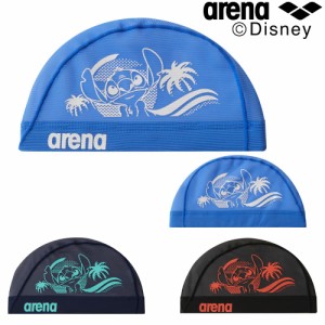 アリーナ ARENA 水泳 メッシュキャップ スイムキャップ ディズニー “スティッチ” 水泳小物 2023年秋冬モデル DIS-3060