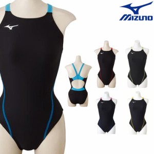 ミズノ MIZUNO 競泳水着 レディース 練習用水着 エクサースーツ ミディアムカット U-Fit 競泳練習水着 N2MA8261