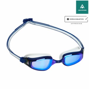 Aqua Sphere アクアスフィア FASTLANE ファストレーン スイムゴーグル TITANIUM MIRROR LENS チタニウムミラーレンズ クッション付き WOR