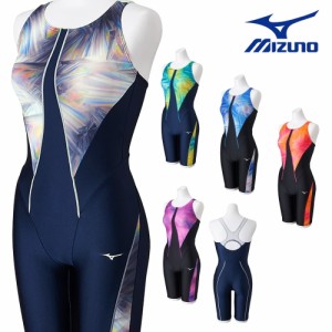 ミズノ MIZUNO フィットネス水着 レディース STROKE ONEオールインワン カラーカクテル パッド付き 2024年春夏モデル N2JGB313