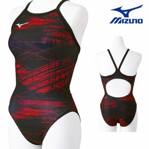 クーポン配布中 ミズノ MIZUNO 競泳水着 レディース 練習用 エクサースーツ ミディアムカット EXER SUITS U-Fit 競泳練習水着 2024年春夏