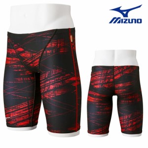 クーポン配布中 ミズノ MIZUNO 競泳水着 メンズ 練習用 エクサースーツ ハーフスパッツ EXER SUITS U-Fit 競泳練習水着 2024年春夏モデル