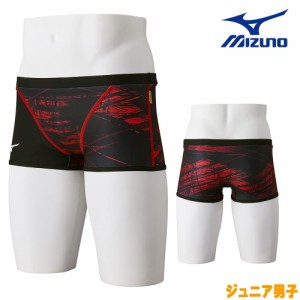 クーポン配布中 ミズノ MIZUNO 競泳水着 ジュニア男子 練習用 エクサースーツ ショートスパッツ EXER SUITS U-Fit 競泳練習水着 2024年春