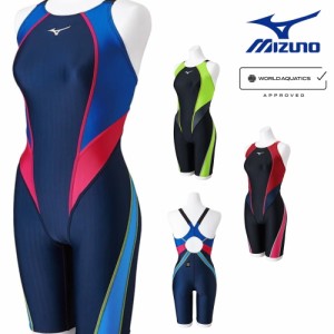 ミズノ MIZUNO 競泳水着 レディース WORLD AQUATICS承認 STREAM ACE ハーフスーツ マスターズバック ストリームフィットA 2024年春夏モデ