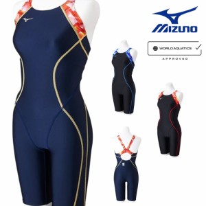 クーポン配布中 ミズノ MIZUNO 競泳水着 レディース WORLD AQUATICS承認 ST Lala ハーフスーツ(マスターズバック) 2024年春夏モデル N2MG