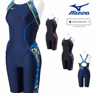 クーポン配布中 ミズノ MIZUNO 競泳水着 レディース WORLD AQUATICS承認 ST Lala ハーフスーツ(マスターズバック) 2024年春夏モデル N2MG