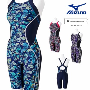 クーポン配布中 ミズノ MIZUNO 競泳水着 レディース WORLD AQUATICS承認 ST Lala ハーフスーツ(マスターズバック) 2024年春夏モデル N2MG