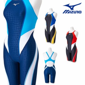 ミズノ MIZUNO 競泳水着 レディース 練習用 エクサースーツ ハーフスーツ EXER SUITS U-Fit 競泳練習水着 2024年春夏モデル N2MGB262