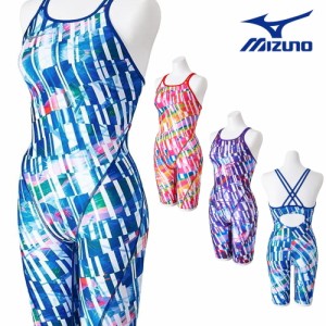 ミズノ MIZUNO 競泳水着 レディース 練習用 エクサースーツ ハーフスーツ EXER SUITS U-Fit AYA COLLECTION 寺川綾 競泳練習水着 2024年