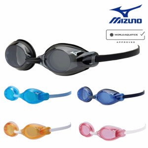 クーポン配布中 ミズノ MIZUNO 水泳  ジュニアレーシングゴーグル クリアレンズ クッション付き WORLD AQUATICS承認モデル fina承認 競泳