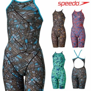 スピード SPEEDO 競泳水着 レディース 練習用 ヴィルターンズニースキン オールインワン ENDURANCE ECO 競泳練習水着 2024年春夏モデル S