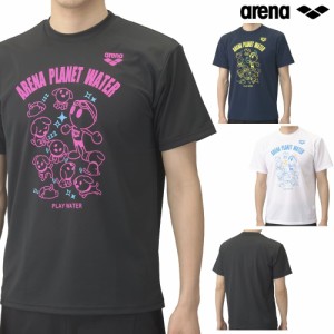 アリーナ ARENA Tシャツ アリーナ君 限定モデル 半袖 ユニセックス メンズ レディース スポーツアパレル トレーニング 水泳 ARN-STB01