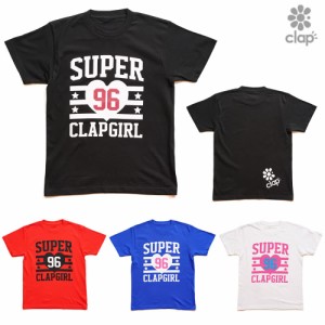 クラップ CLAP スーパークラップガール Tシャツ レディース スポーツアパレル トレーニング フィットネス 女性 CTS24012