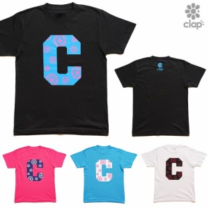 クラップ CLAP ハナマルシーロゴ Tシャツ レディース スポーツアパレル トレーニング フィットネス 女性 CTS24020