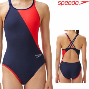 スピード SPEEDO 競泳水着 レディース 練習用 ファンピースクローシェターンズスーツ ENDURANCE ECO 競泳練習水着 STW02303