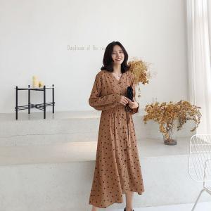 韓国 ワンピース 茶色の通販 Au Pay マーケット