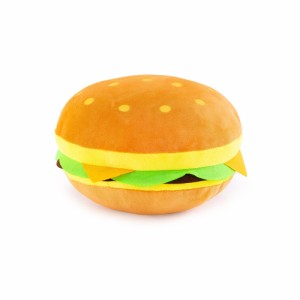 ハンバーガー グッズ クッション チーズバーガー Mサイズ プレゼント 贈り物 ギフト ユニーク グッズ ジョーク おもしろグッズ かわいい 