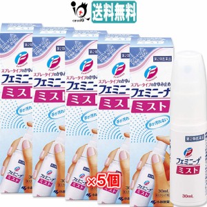 【第2類医薬品】★フェミニーナミスト 30mL×5個セット【小林製薬】スプレータイプのかゆみ止め デリケートゾーンのかゆみ・かぶれに