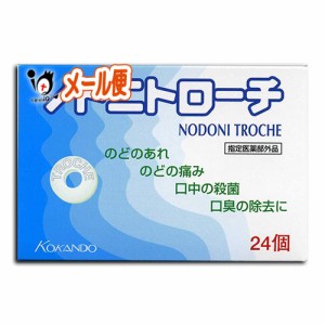 【指定医薬部外品】ノドニトローチ 24個【皇漢堂製薬】【メール便】