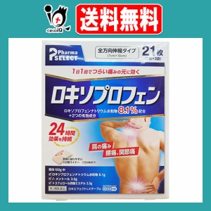 【第2類医薬品】★ロキエフェクトLXテープα 21枚入【大石膏盛堂】肩の痛み、腰痛、関節痛に1日1回でつらい痛みのもとに効く!  ロキソプ