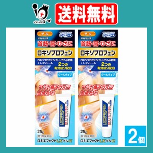 【第2類医薬品】★ロキエフェクトLXゲルα 25g×2個セット【大石膏盛堂】首筋・肩・ひざに つらい痛みの元に直接効く！ ロキソプロフェン