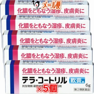 【指定第2類医薬品】テラコートリル 軟膏a 6g  × 5個セット【ジョンソン・エンド・ジョンソン】【メール便】